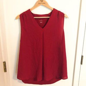 NWT Red Worthington Tank Top Blouse